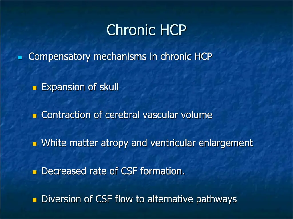 chronic hcp