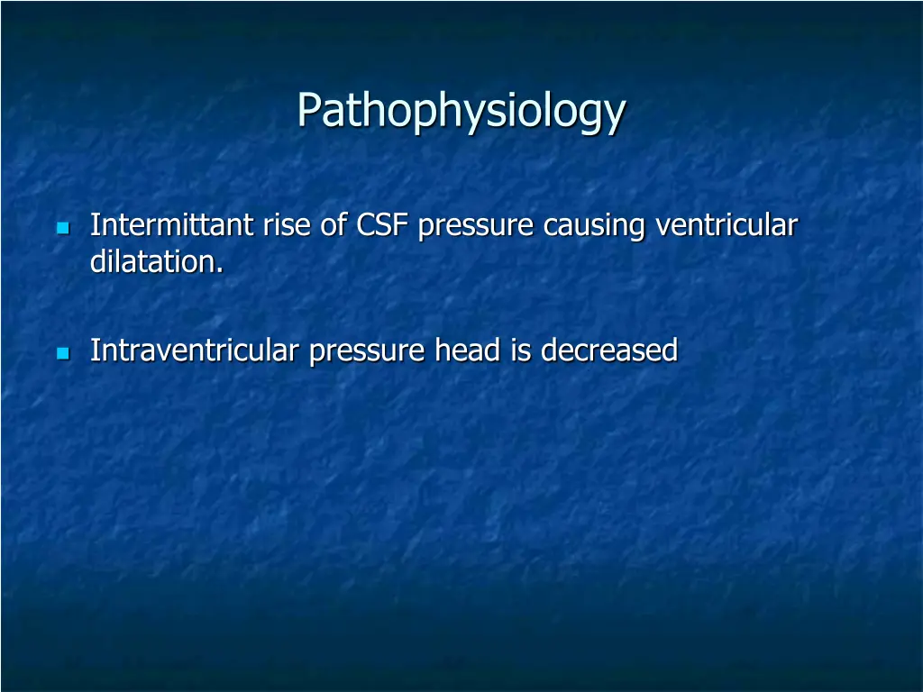 pathophysiology