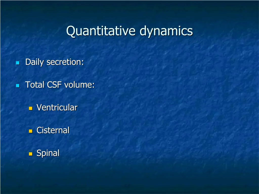 quantitative dynamics