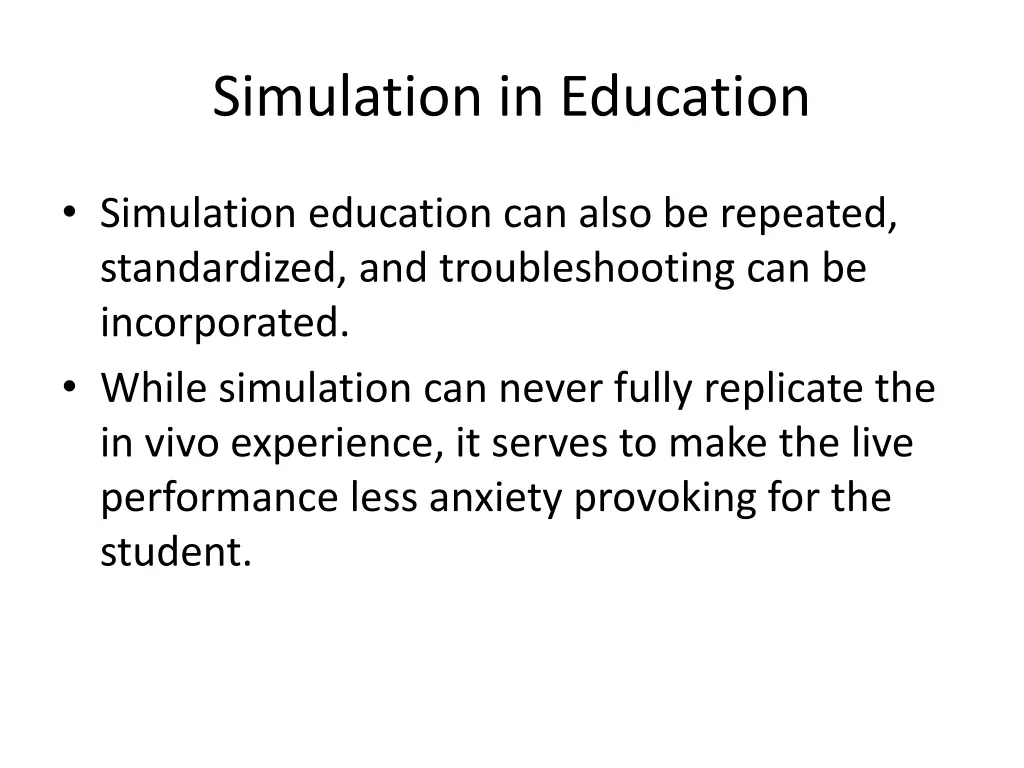 simulation in education 2