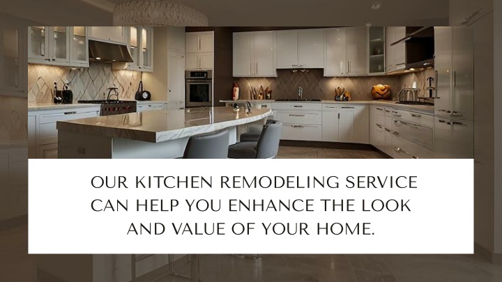 our kitchen remodeling service can help