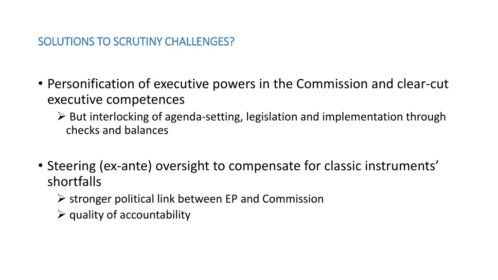 solutions to scrutiny challenges solutions