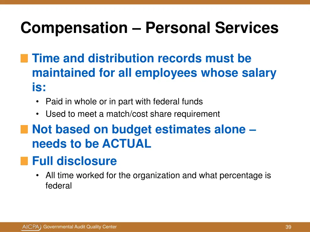 compensation personal services