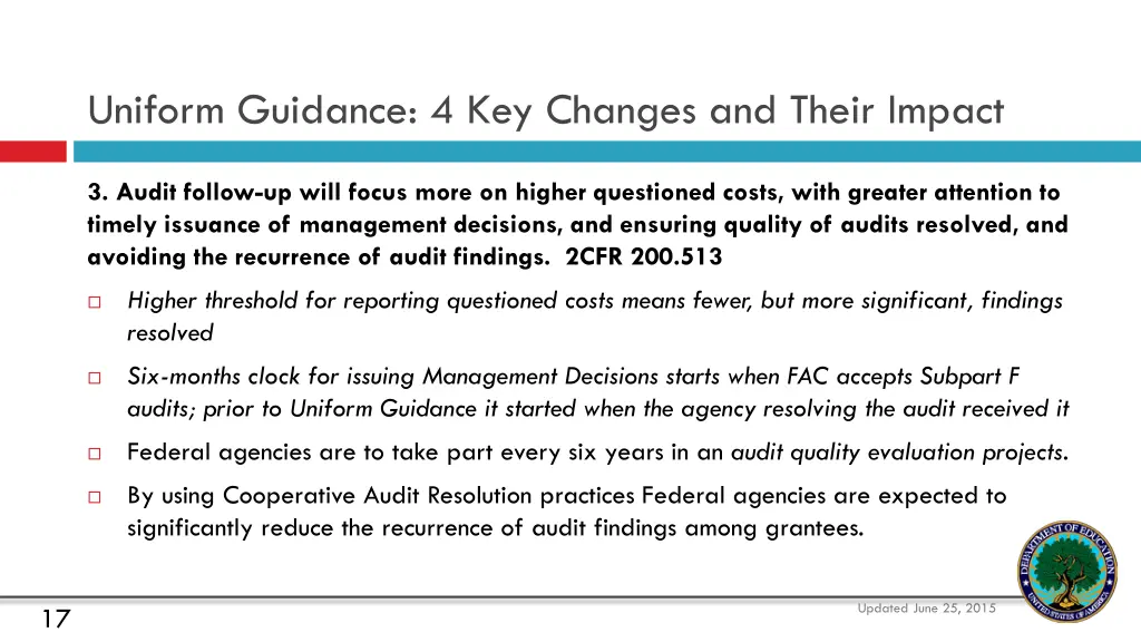 uniform guidance 4 key changes and their impact 4