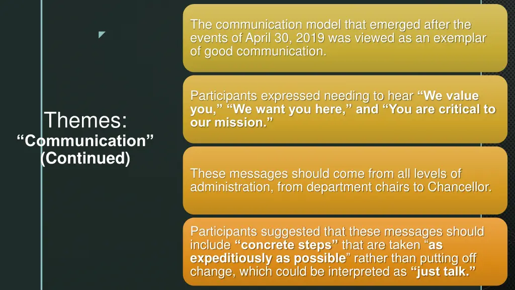 the communication model that emerged after