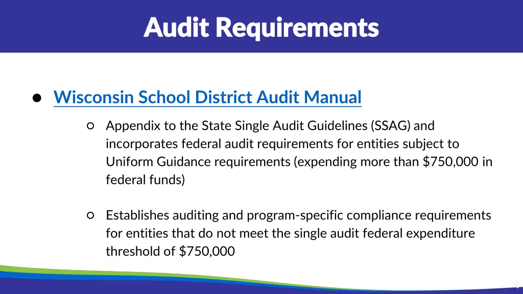 audit requirements audit requirements 1