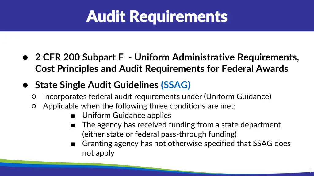 audit requirements audit requirements