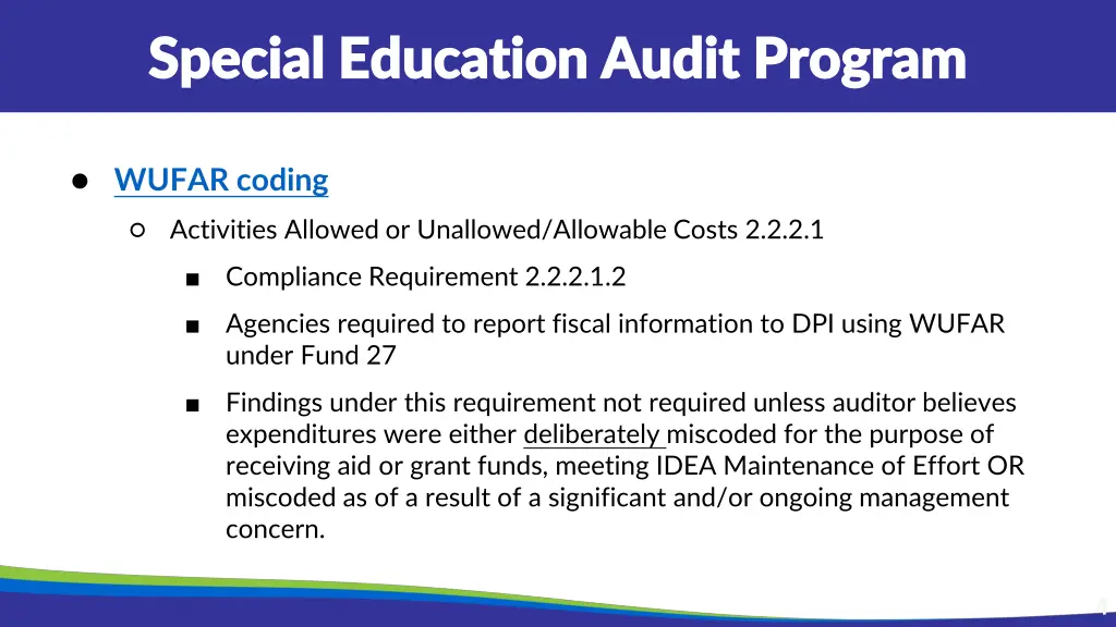 special education audit program special education 1