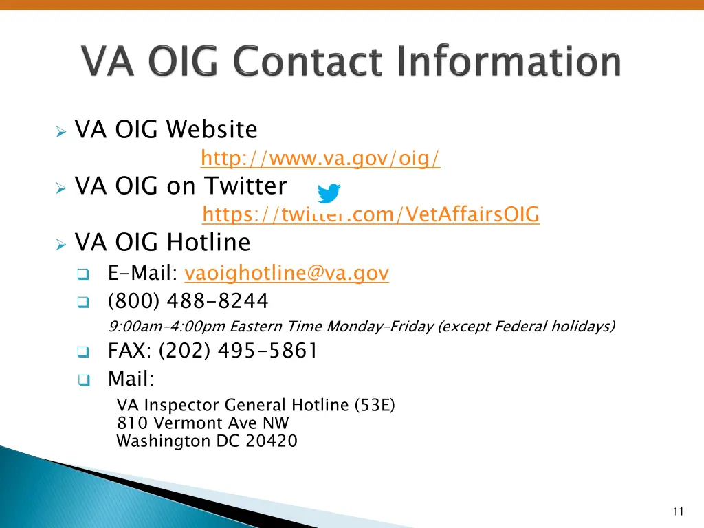 va oig website