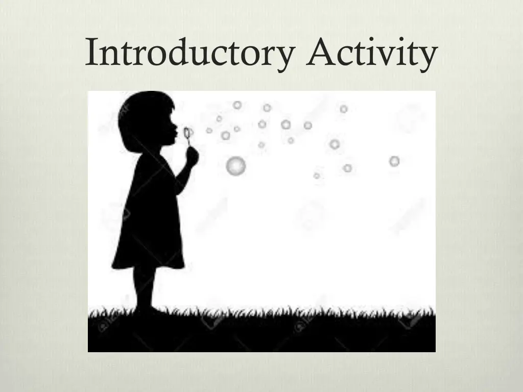 introductory activity