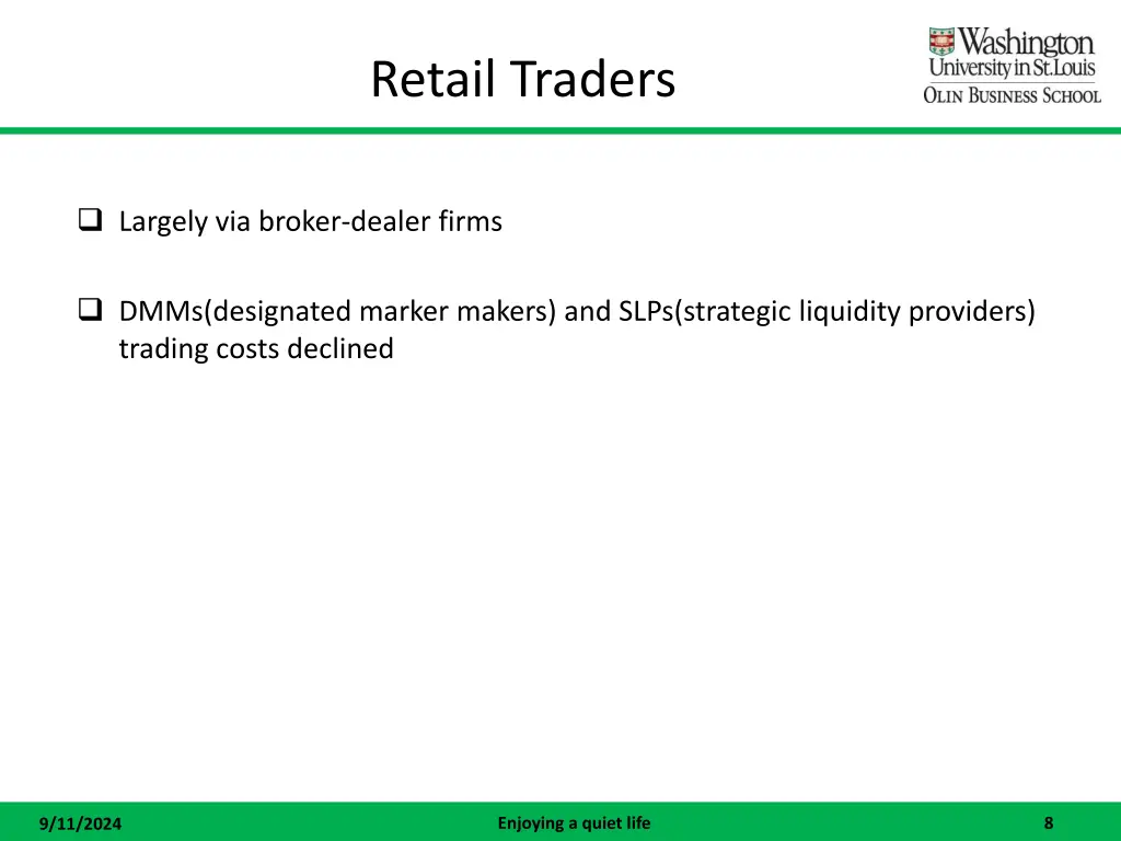 retail traders