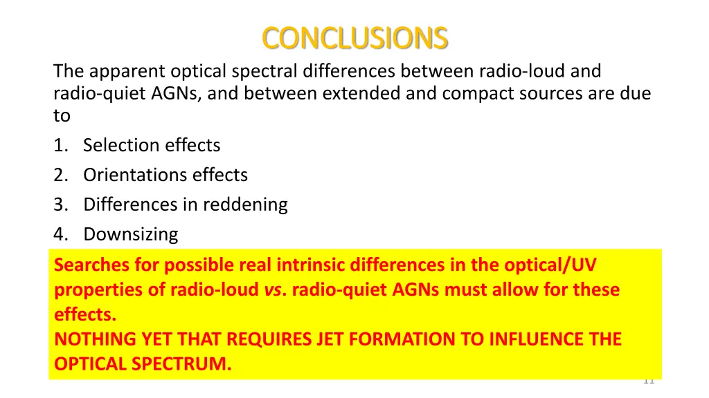 conclusions conclusions