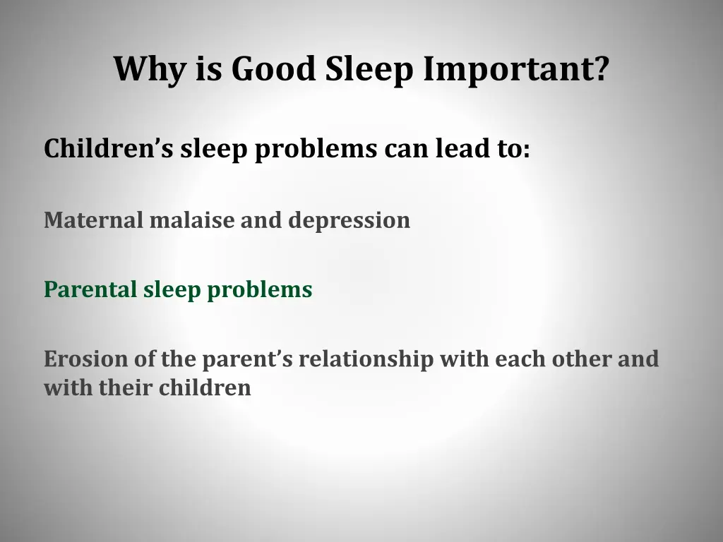 why is good sleep important 2