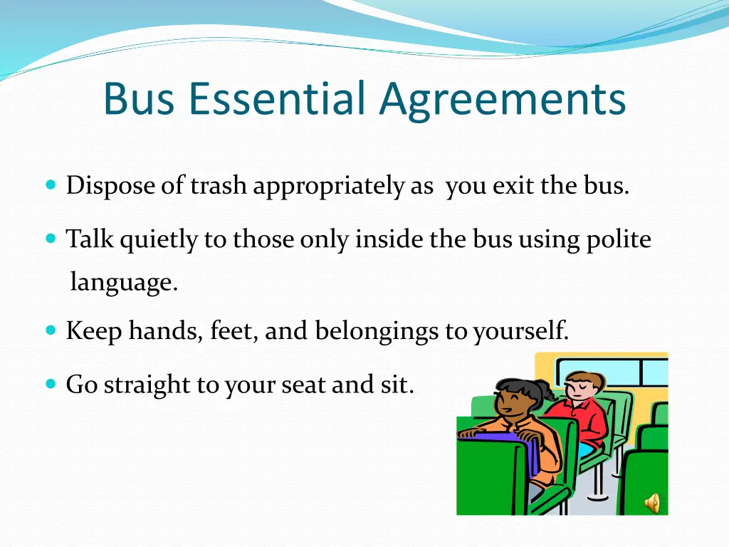 bus essential agreements