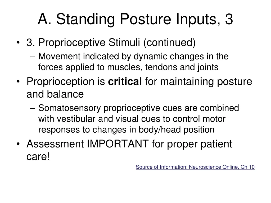 a standing posture inputs 3