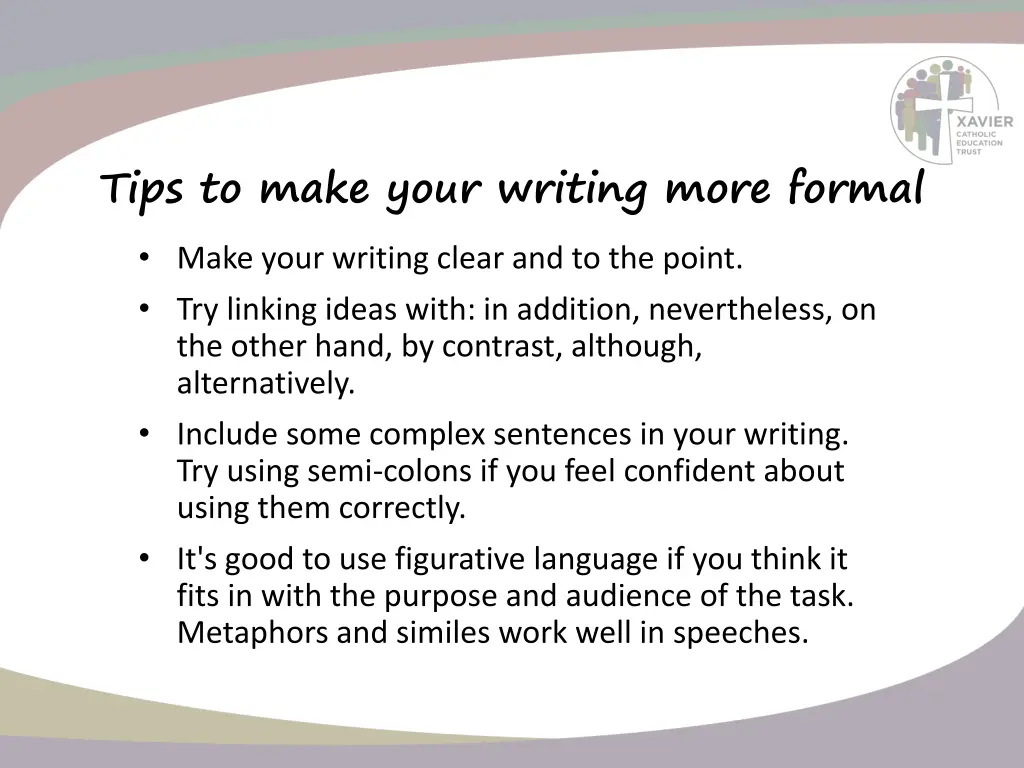 tips to make your writing more formal make your