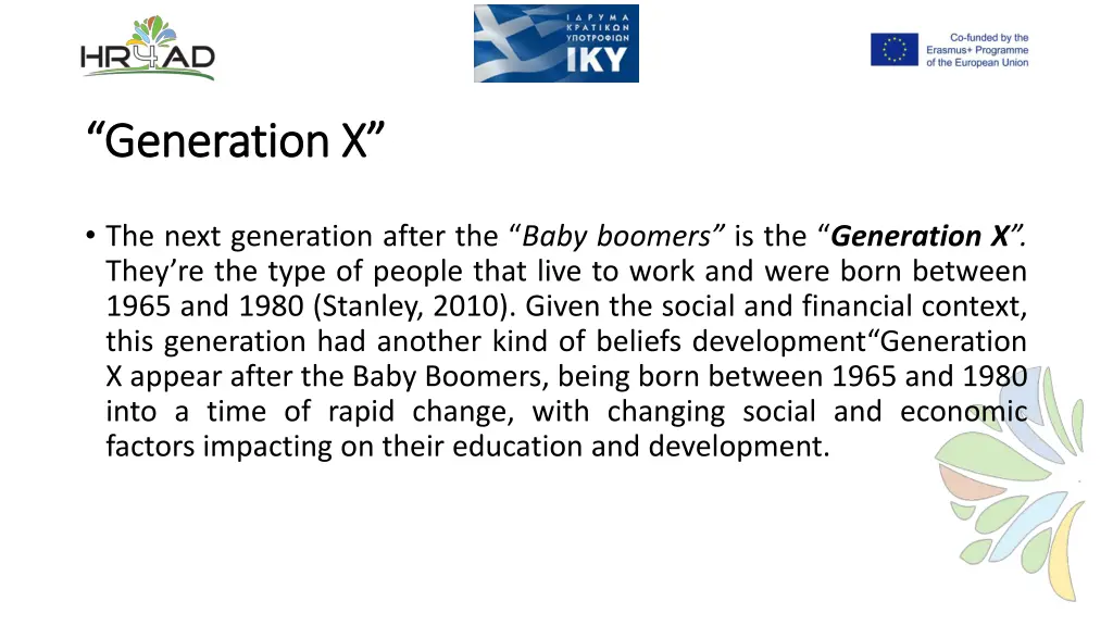 generation generation x x