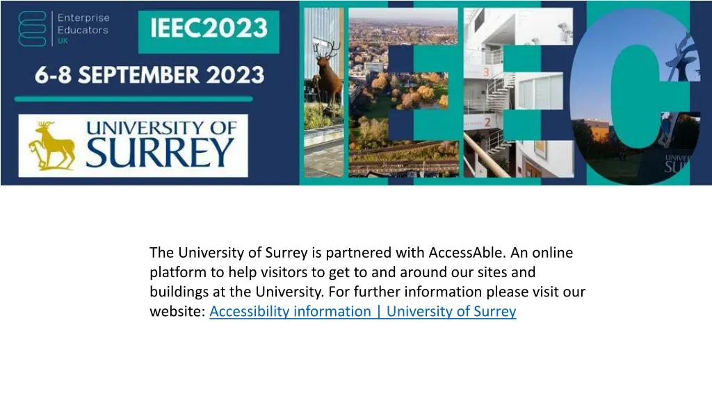 the university of surrey is partnered with