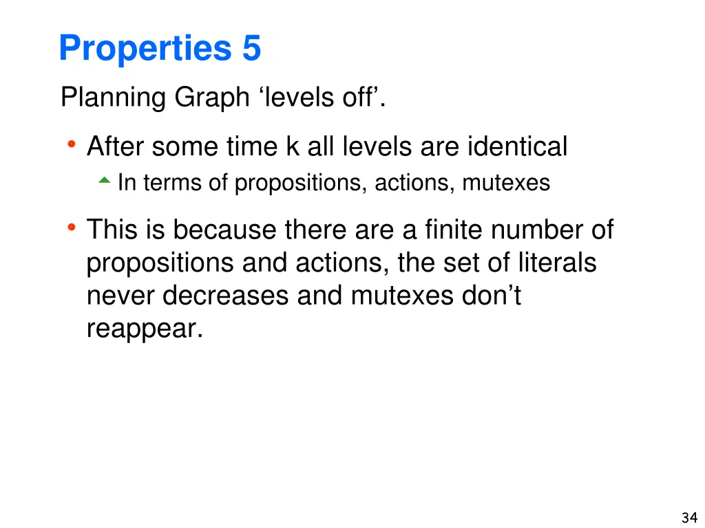 properties 5 planning graph levels off