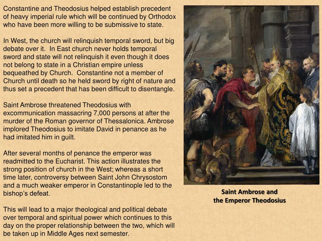 constantine and theodosius helped establish