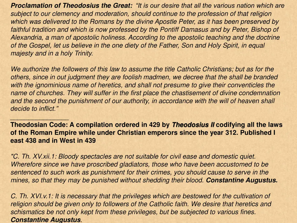 proclamation of theodosius the great