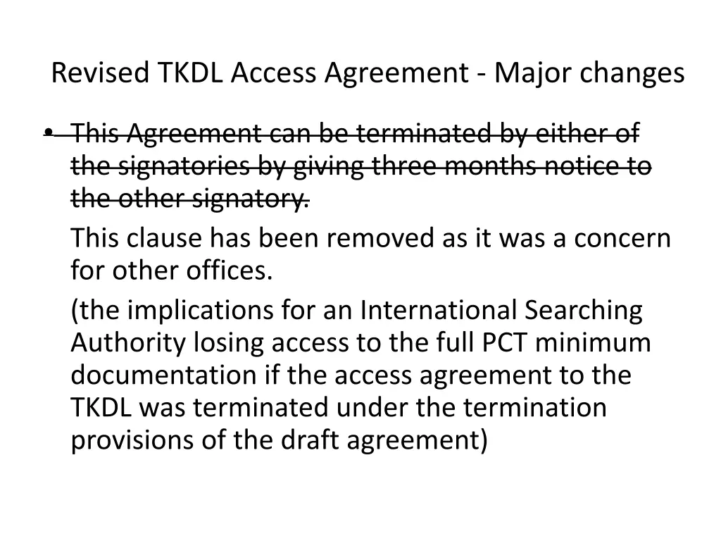 revised tkdl access agreement major changes 3