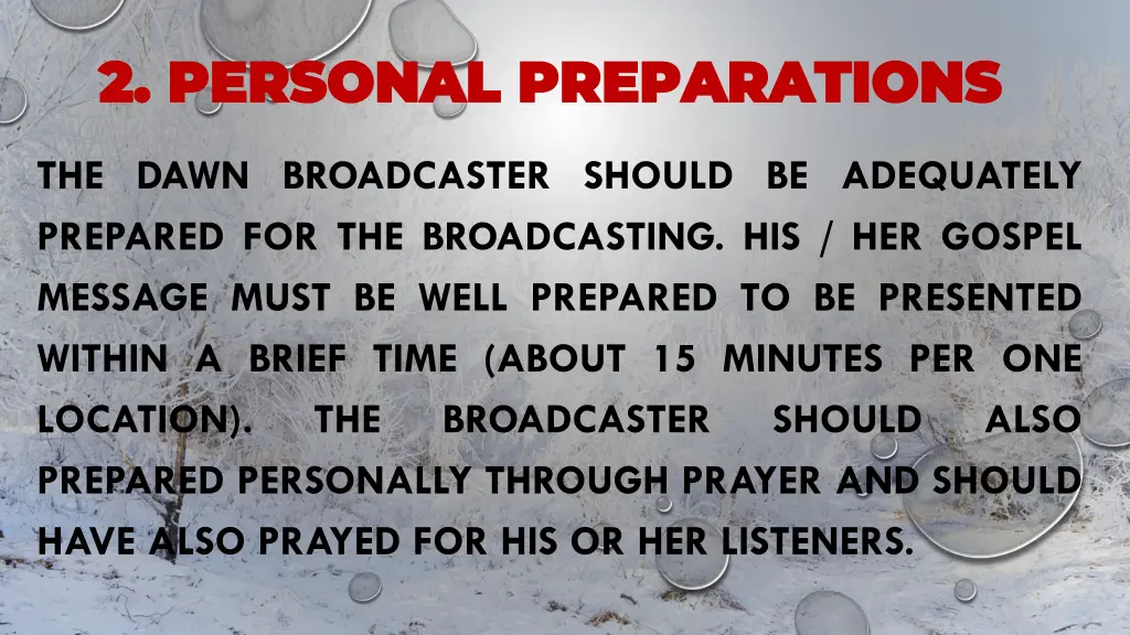 2 2 personal preparations personal preparations