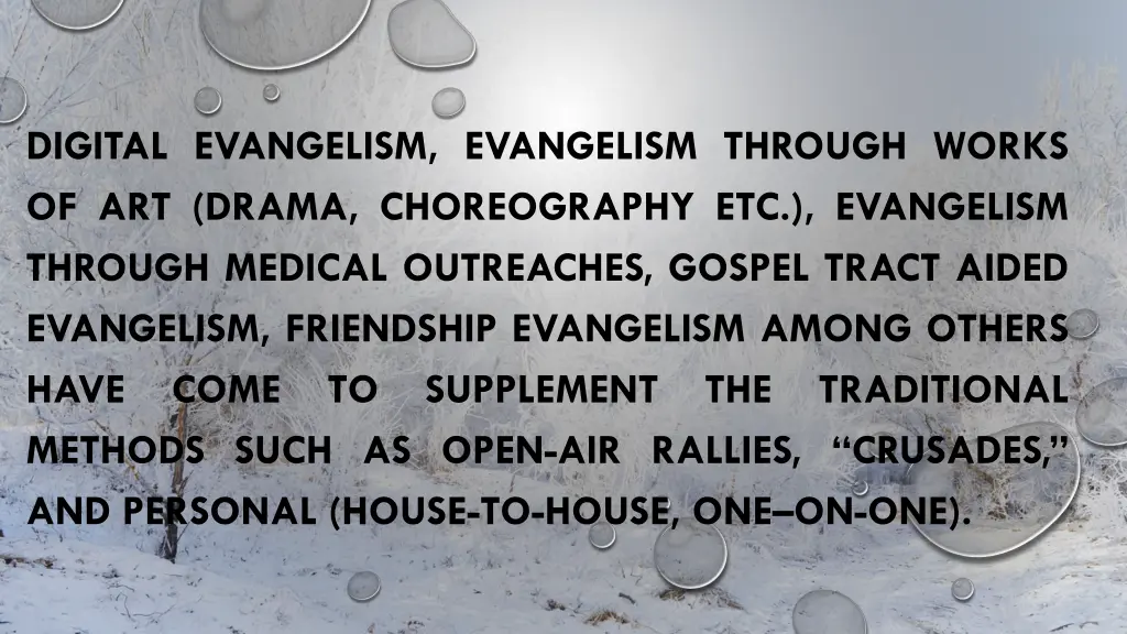 digital evangelism evangelism through works