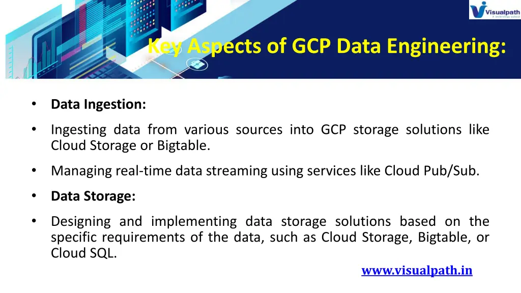 key aspects of gcp data engineering