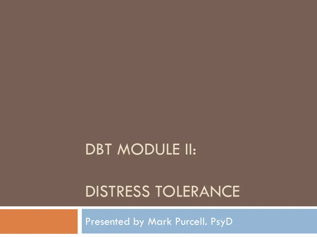 dbt module ii