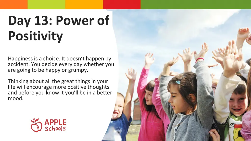 day 13 power of positivity