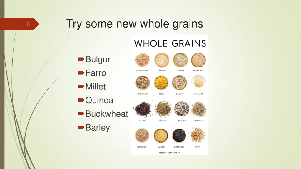 try some new whole grains