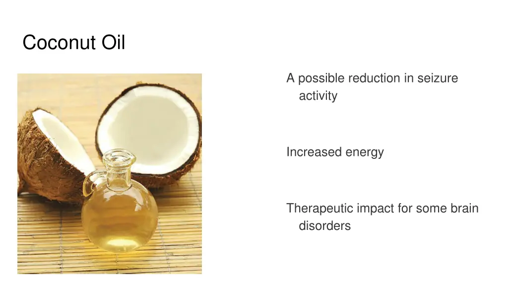 coconut oil