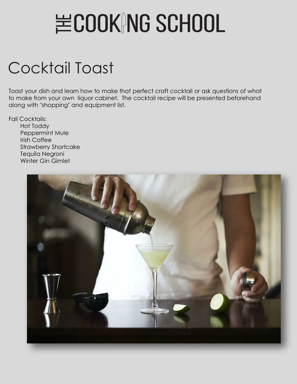 cocktail toast