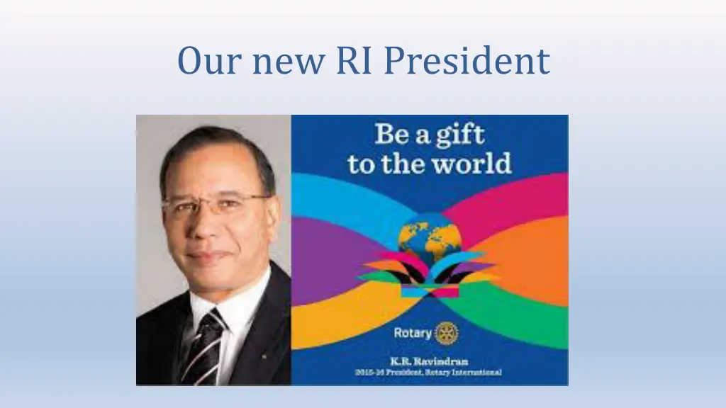 our new ri president