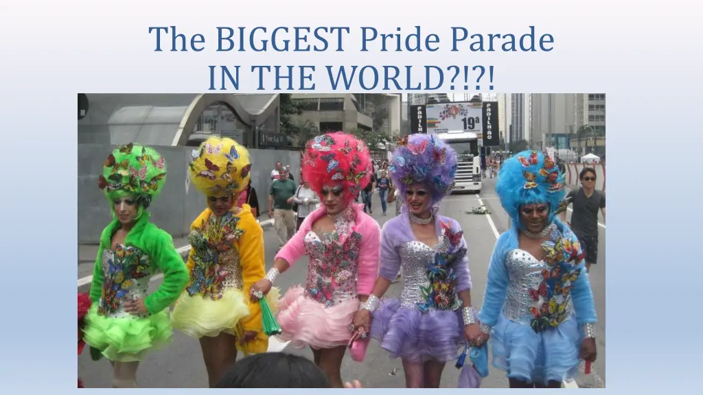 the biggest pride parade in the world