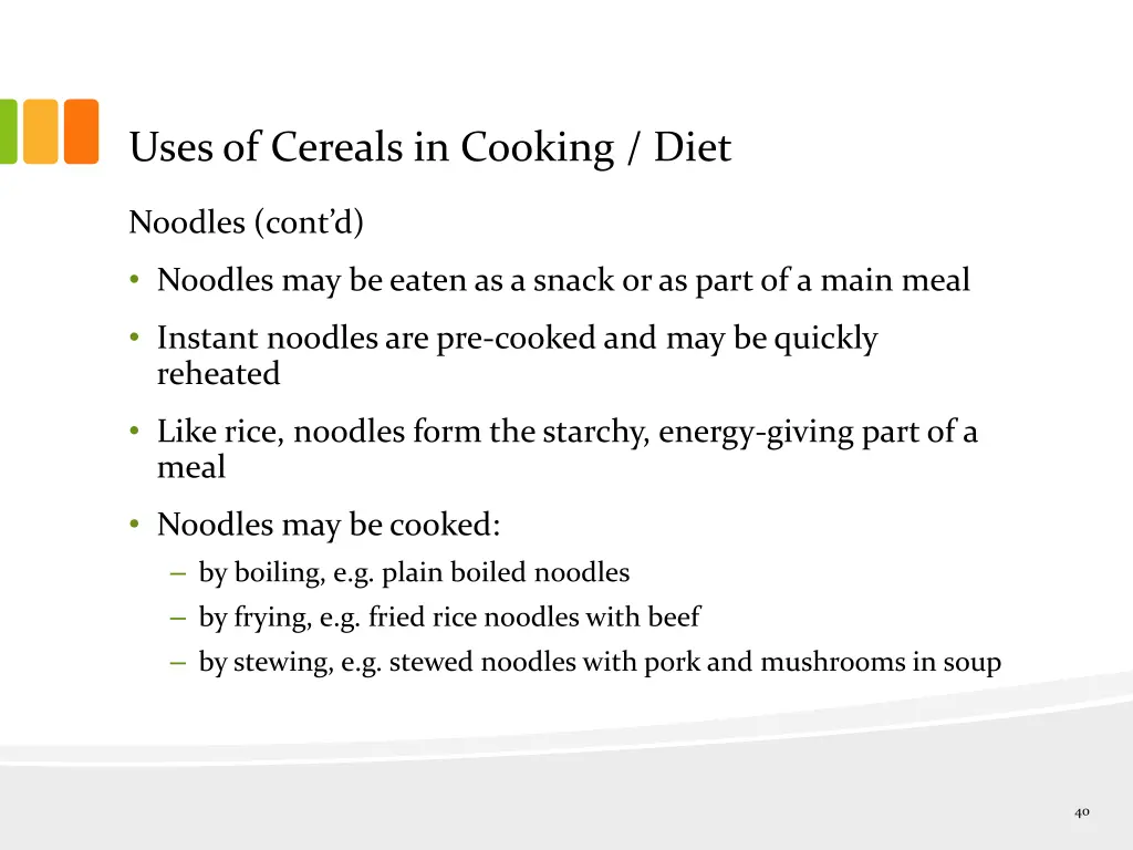 uses of cereals in cooking diet 6