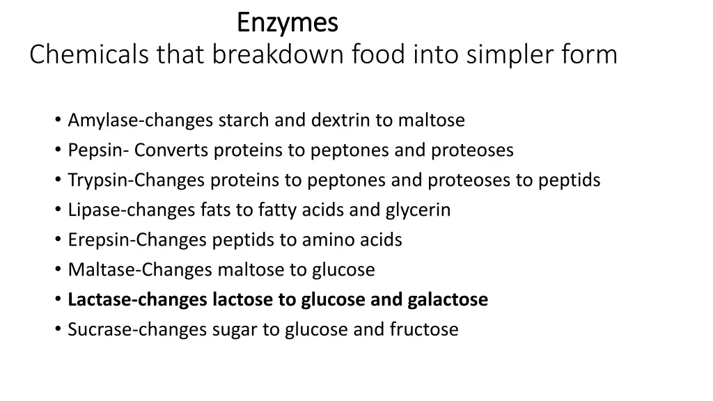 enzymes enzymes