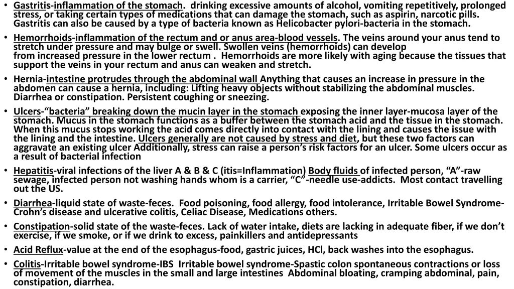 gastritis inflammation of the stomach drinking