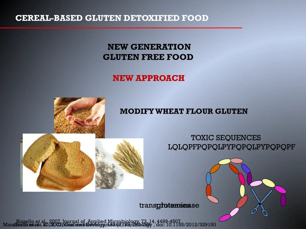 cereal based gluten detoxified food