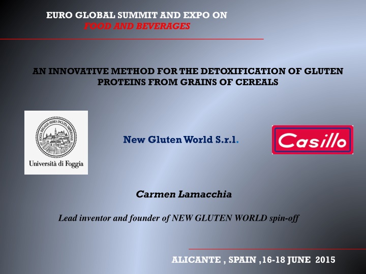 euro global summit and expo on food and beverages