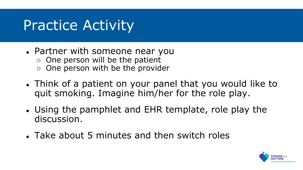 practice activity