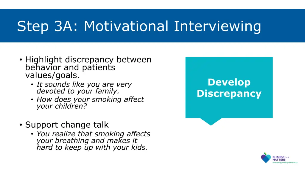 step 3a motivational interviewing 1