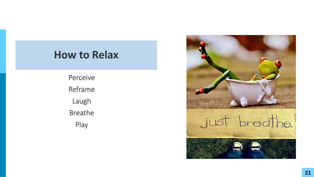 how to relax