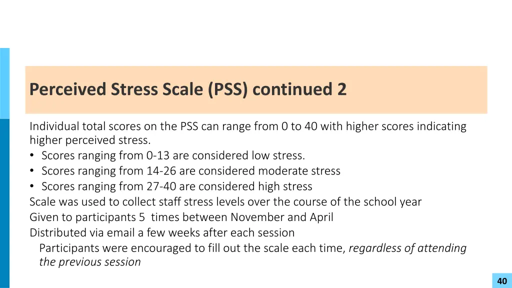 perceived stress scale pss continued 2