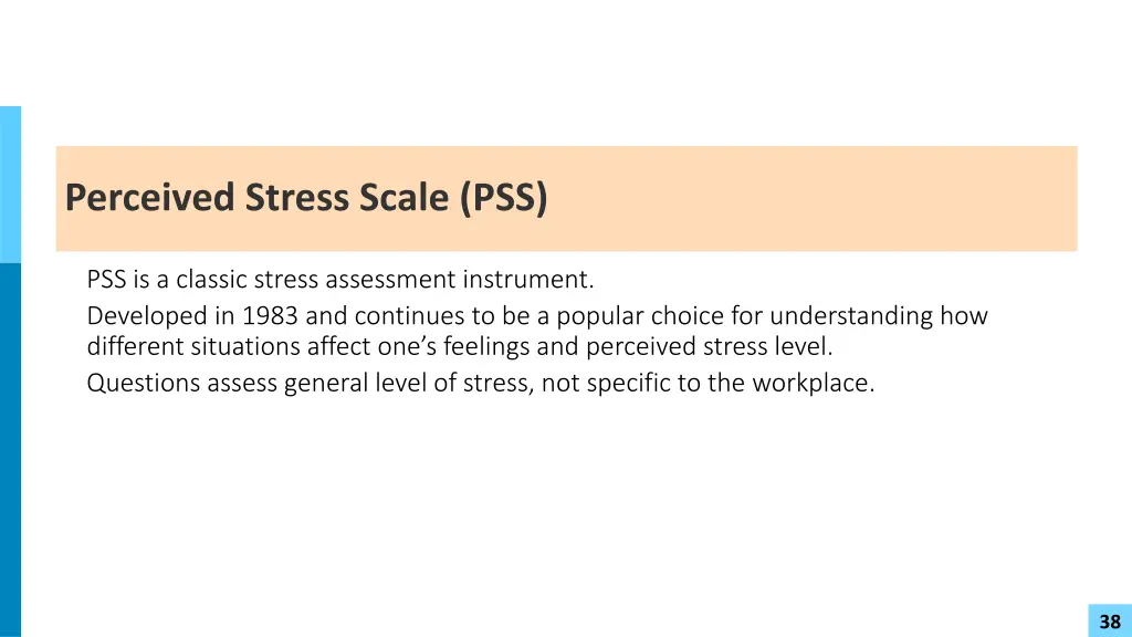 perceived stress scale pss