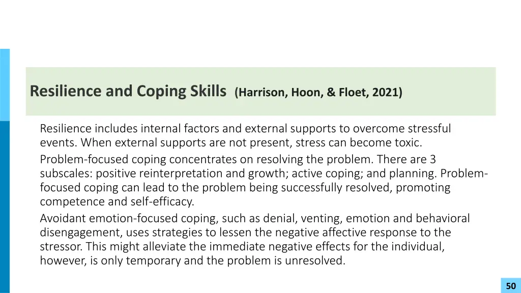 resilience and coping skills harrison hoon floet