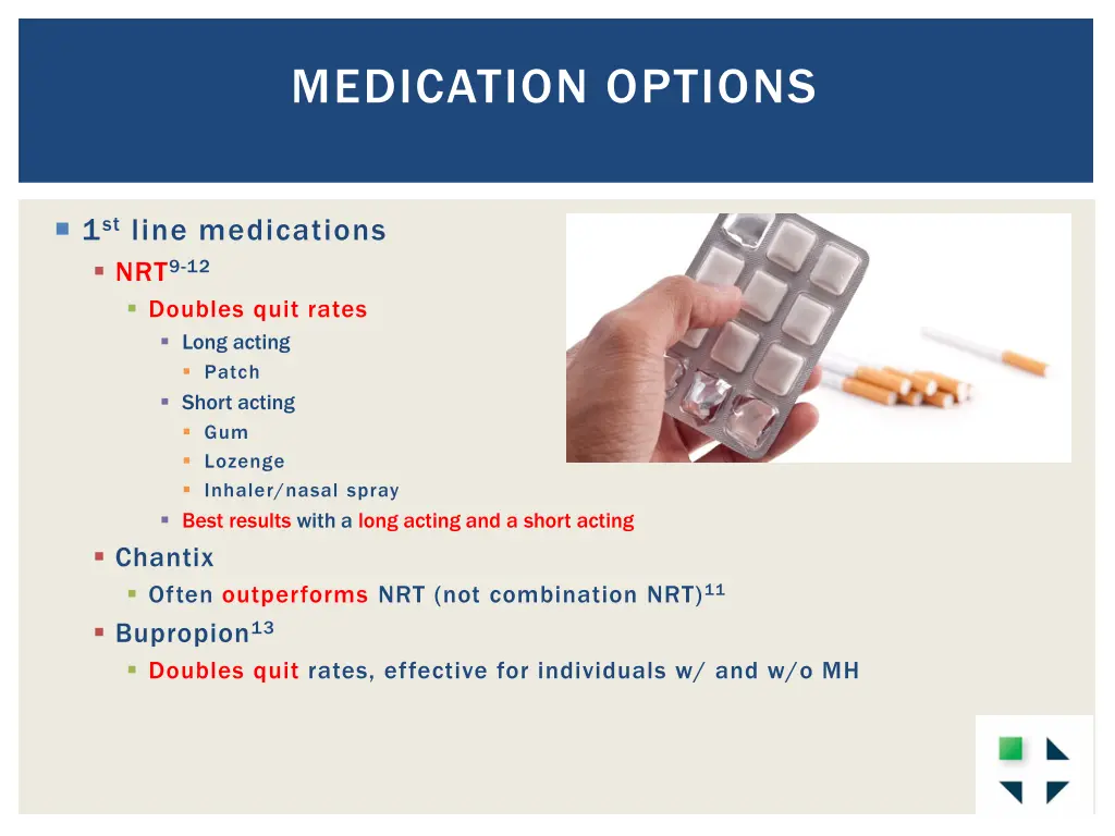 medication options