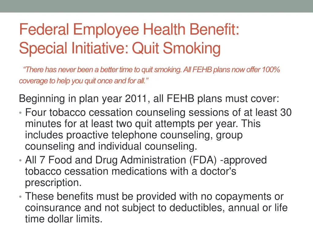 federal employee health benefit special