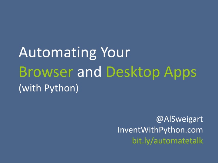 automating your browser and desktop apps with